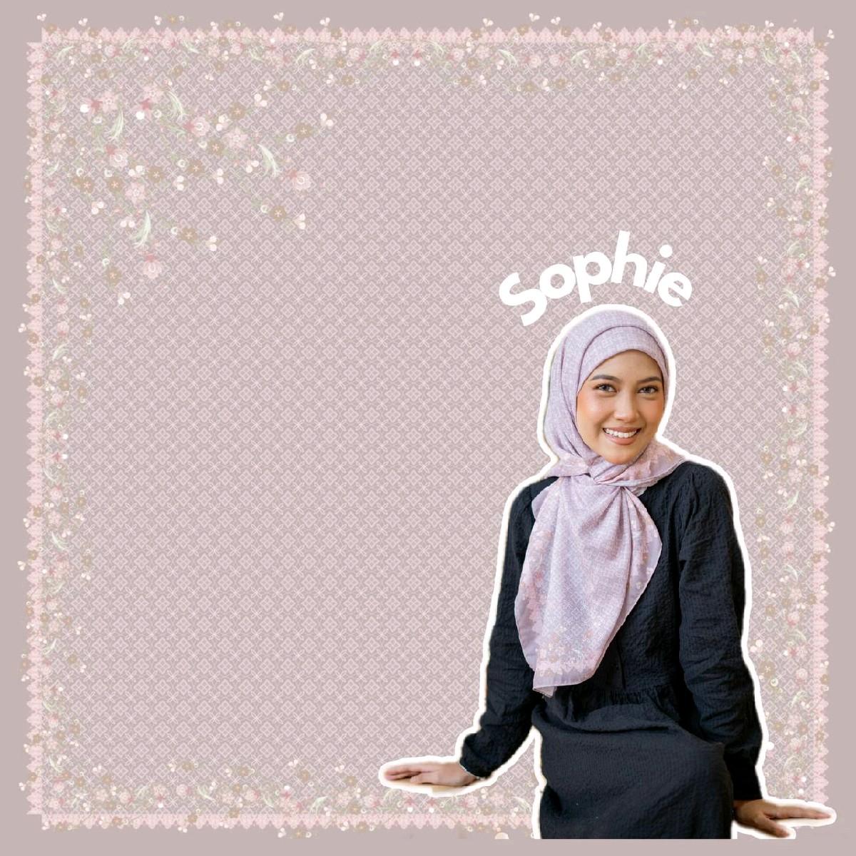 NunaArtistic Cotton Viole Square Hijab