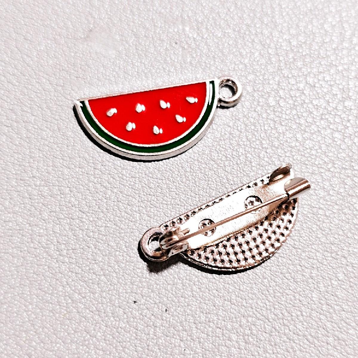 Watermelon Metal Pins (KimyJoe CutiePins)