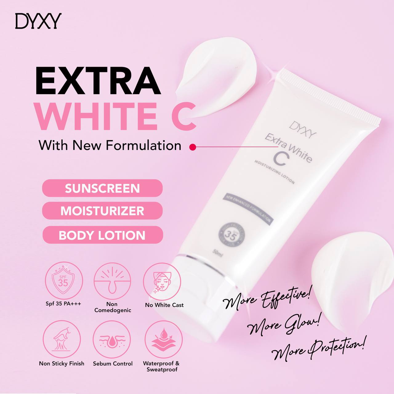 DYXY Extra White C Sunblock Lotion SPF 35