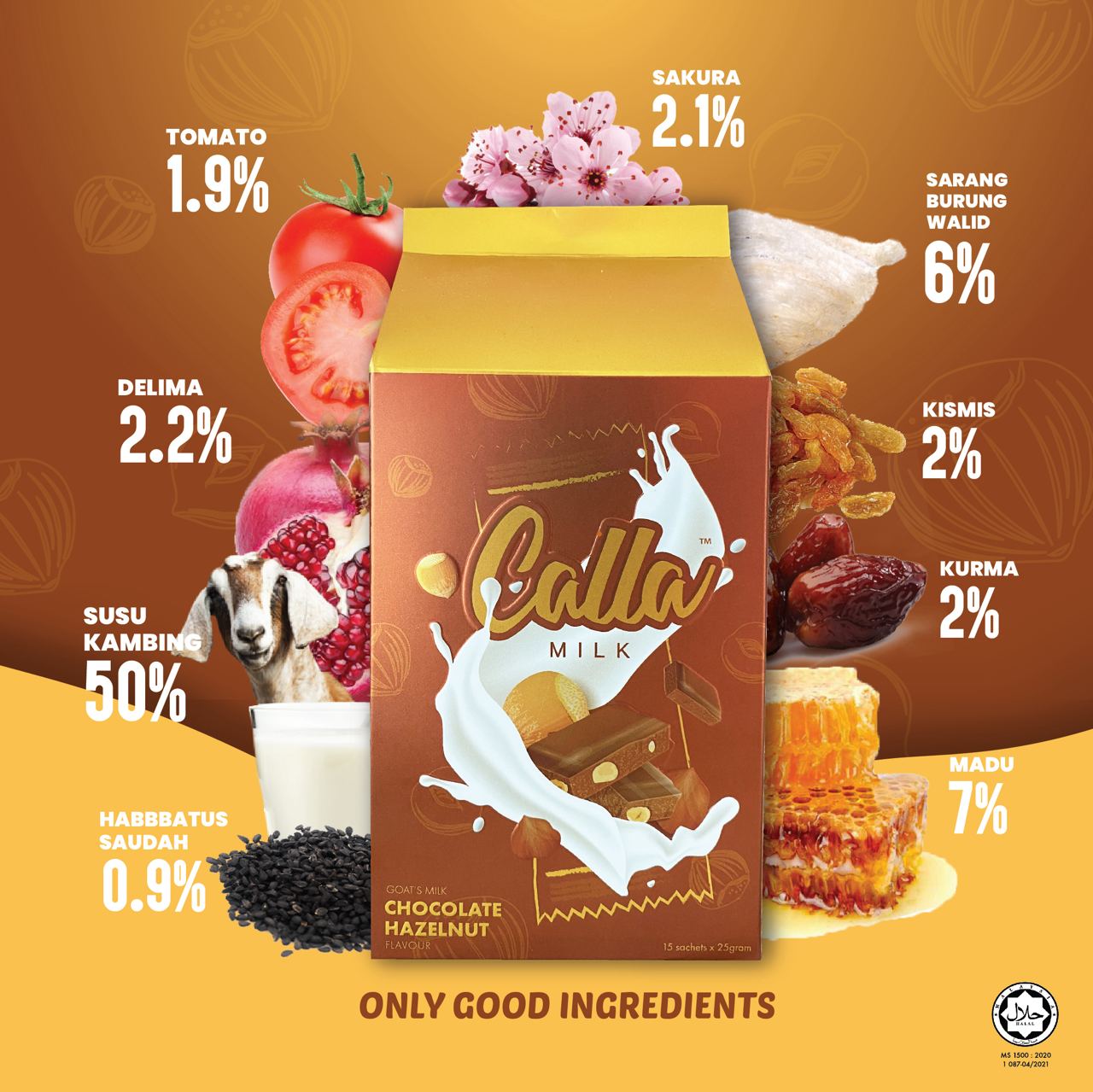 Calla Milk Original - Chocolate Hazelnut