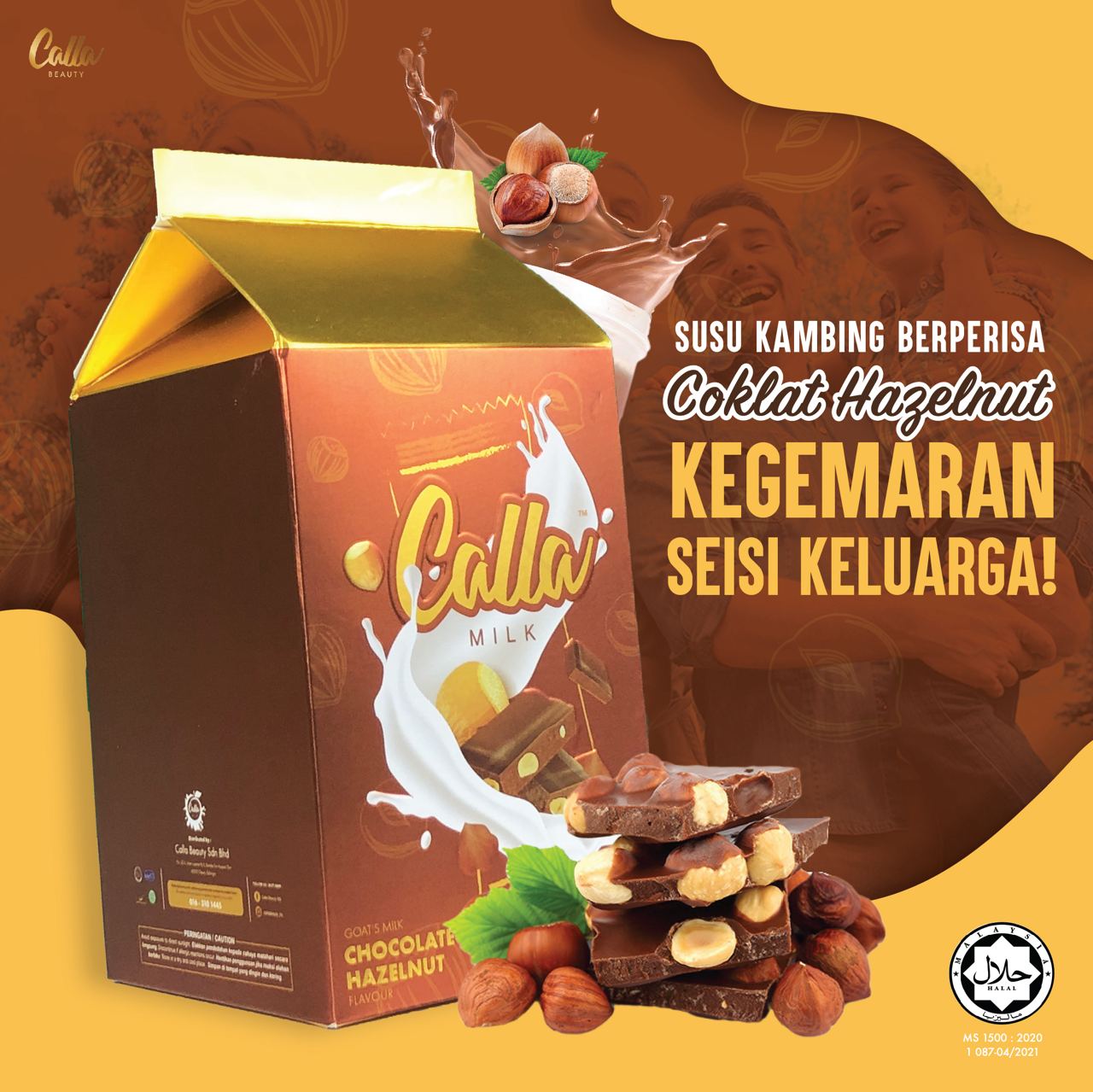 Calla Milk Original - Chocolate Hazelnut