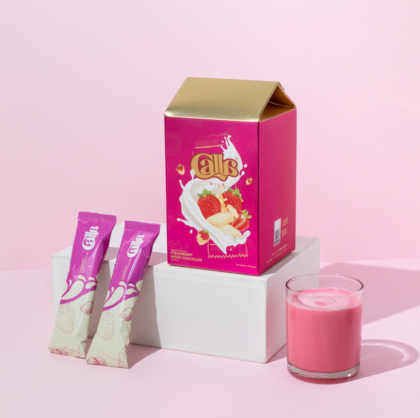 Calla Milk Original - Strawberry White Chocolate